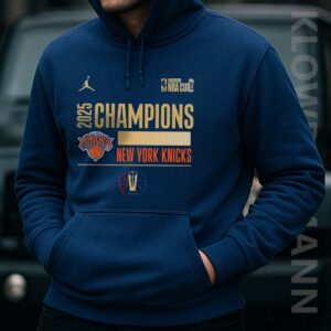 New York Knicks 2025 NBA Cup Champions Hoodie