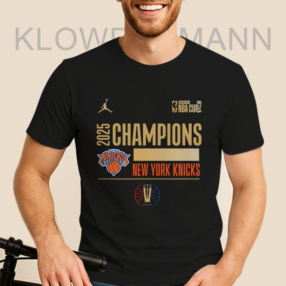 New York Knicks 2025 NBA Cup Champions Shirt