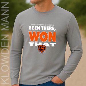 2025 NFC North Champions Been There Won That Long Sleeve, Chicago Bears