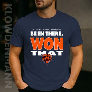 2025 NFC North Champions Been There Won That Shirt, Chicago Bears
