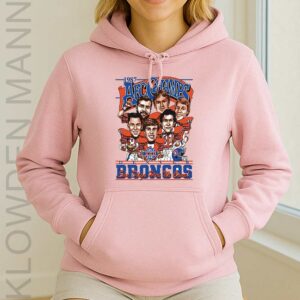 San Diego Here We Come Hoodie, Denver Broncos AFC Champs 1987