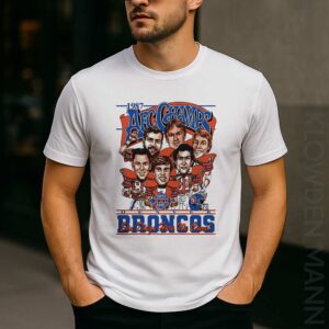 San Diego Here We Come Shirt, Denver Broncos AFC Champs 1987