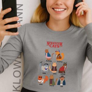 Stranger Cats Stranger Things Long Sleeve