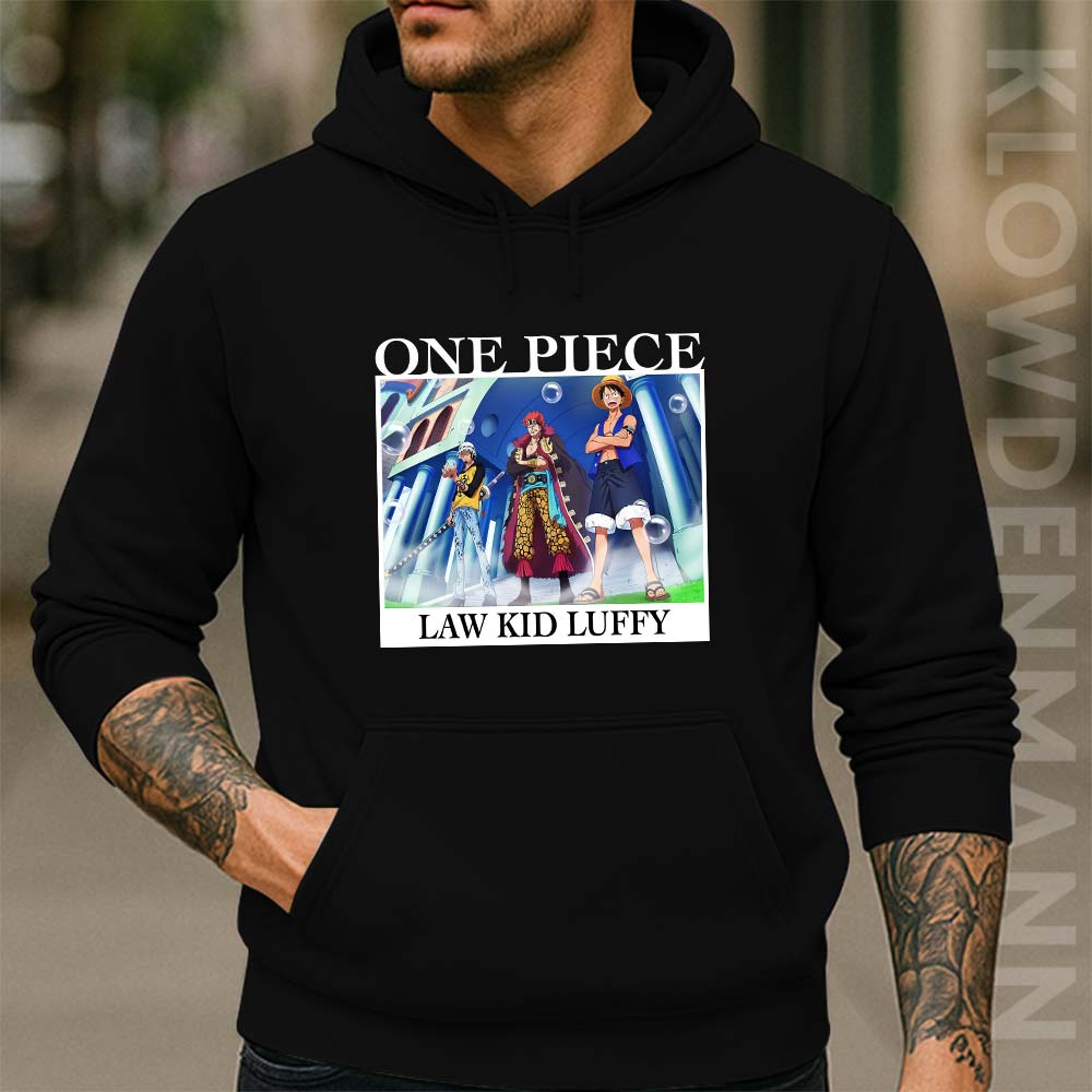 Tom Brady One Piece Law Kid Luffy Hoodie