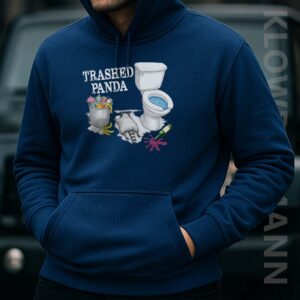 Trashed Panda Funny Drunk Raccoon Hoodie,