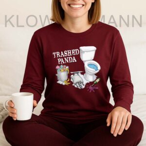 Trashed Panda Funny Drunk Raccoon Long Sleeve,