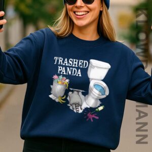 Trashed Panda Funny Drunk Raccoon Sweatshirt,