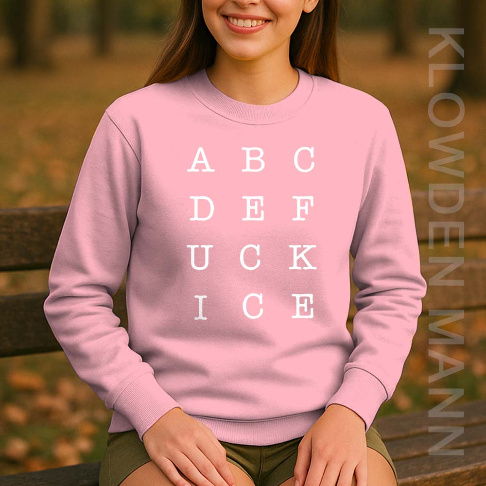 abcdefuck ICE Sweatshirt, Subtle Fuck ICE