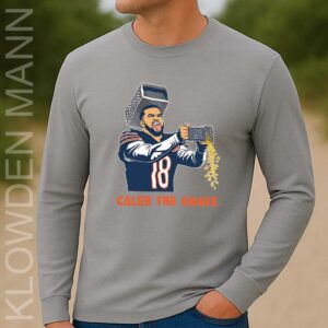 Caleb Cheese Grater Caleb The Grate Long Sleeve, Chicago Bears