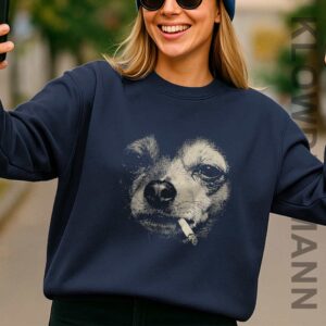 Dog Smoking Cigarette Chihuahua Meme Sweatshirt