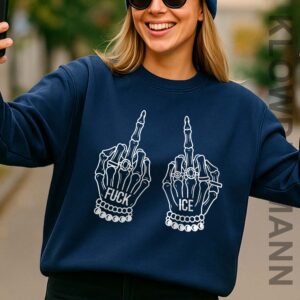 Fuck Ice Middle Finger Sweatshirt