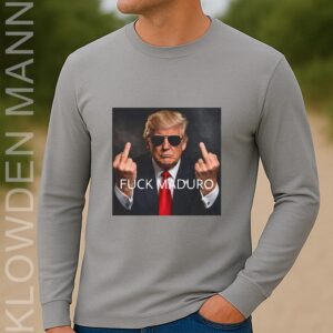 Fuck Maduro Donald Trump Middle Finger Long Sleeve