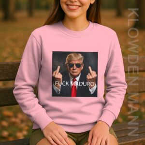 Fuck Maduro Donald Trump Middle Finger Sweatshirt