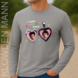 I Love Hockey Boys Long Sleeve, Shane Hollander, Ilya Rozanov