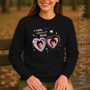 I Love Hockey Boys Sweatshirt, Shane Hollander, Ilya Rozanov