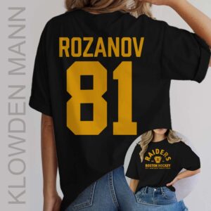 Ilya Rozanov 81-Boston Raiders Shirt