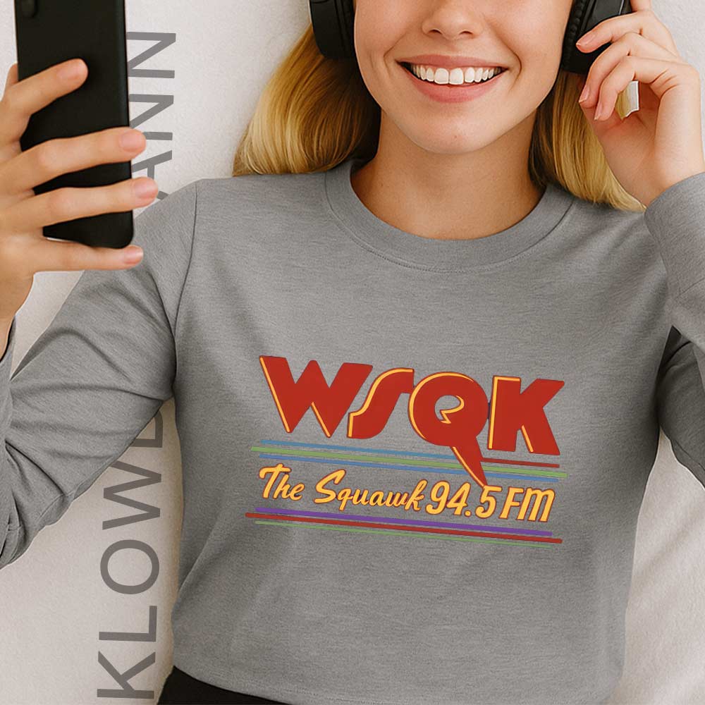 WSQK The Squawk 94.5 FM Radio Long Sleeve, Lucas Sinclair Movie