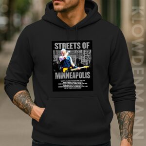 Bruce Springsteen Streets Of Minneapolis A City Aflame Fought Fire And ICE Hoodie