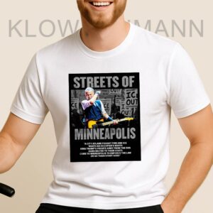 Bruce Springsteen Streets Of Minneapolis A City Aflame Fought Fire And ICE Shirt