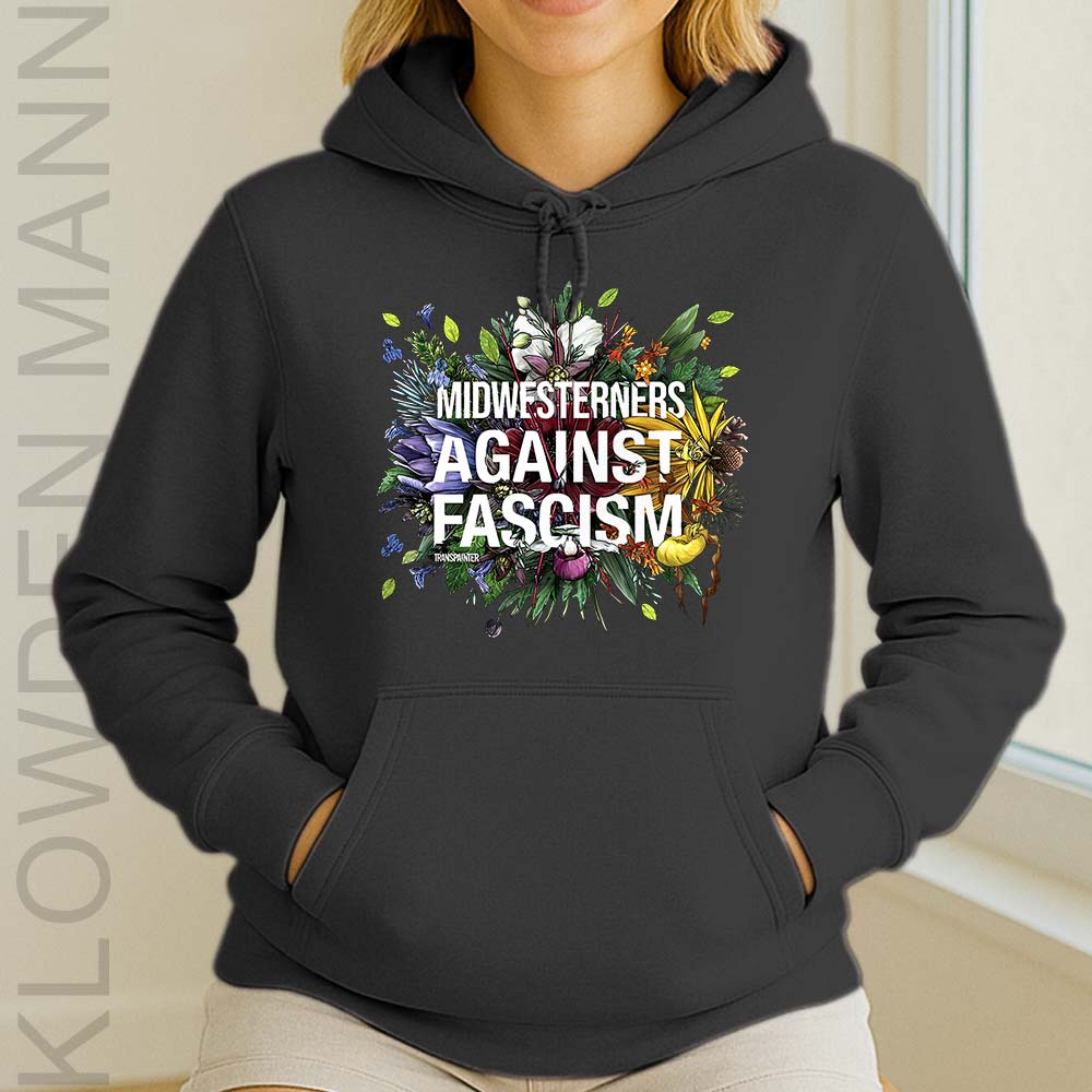 Midwesterners Against Fascism Hoodie
