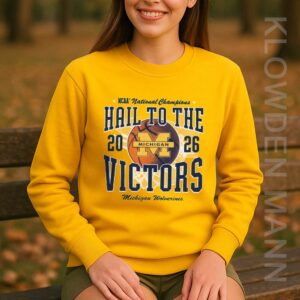 Homefield Adult 2026 Basketball National Champions Michigan Wolverines Sweatshirt