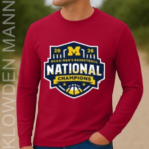 Michigan Wolverines Basketball National Champions Long Sleeve